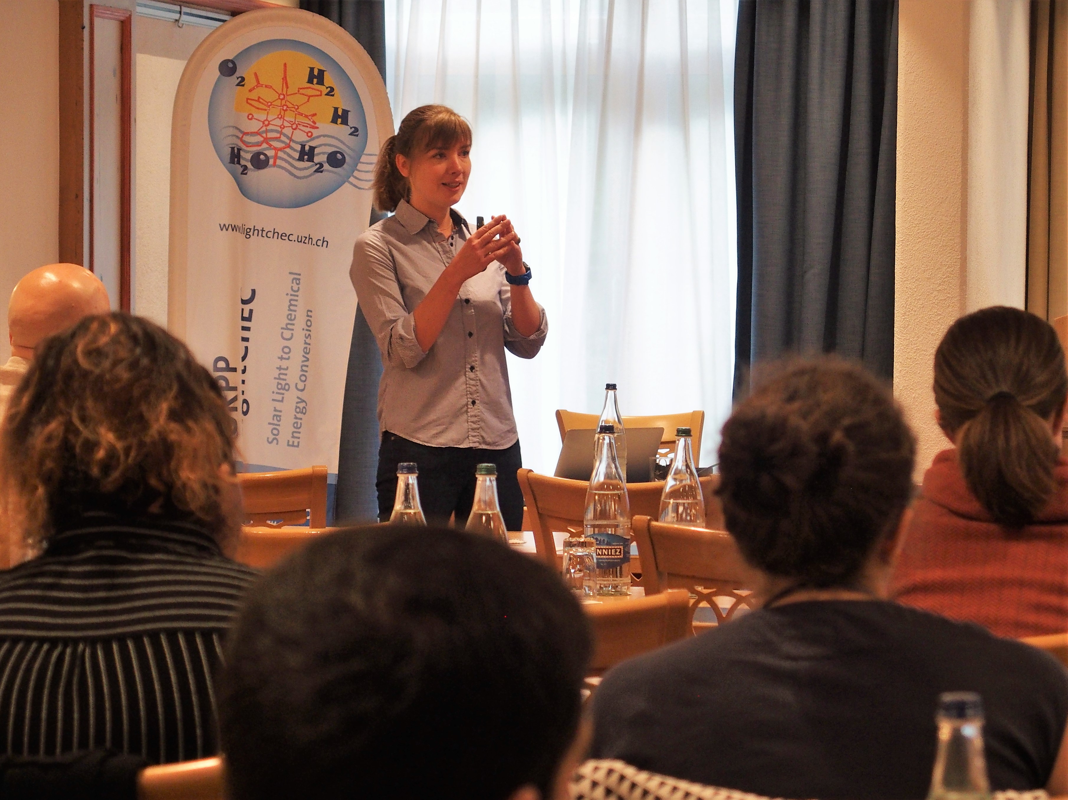 Ludmilla Steier during lecture session