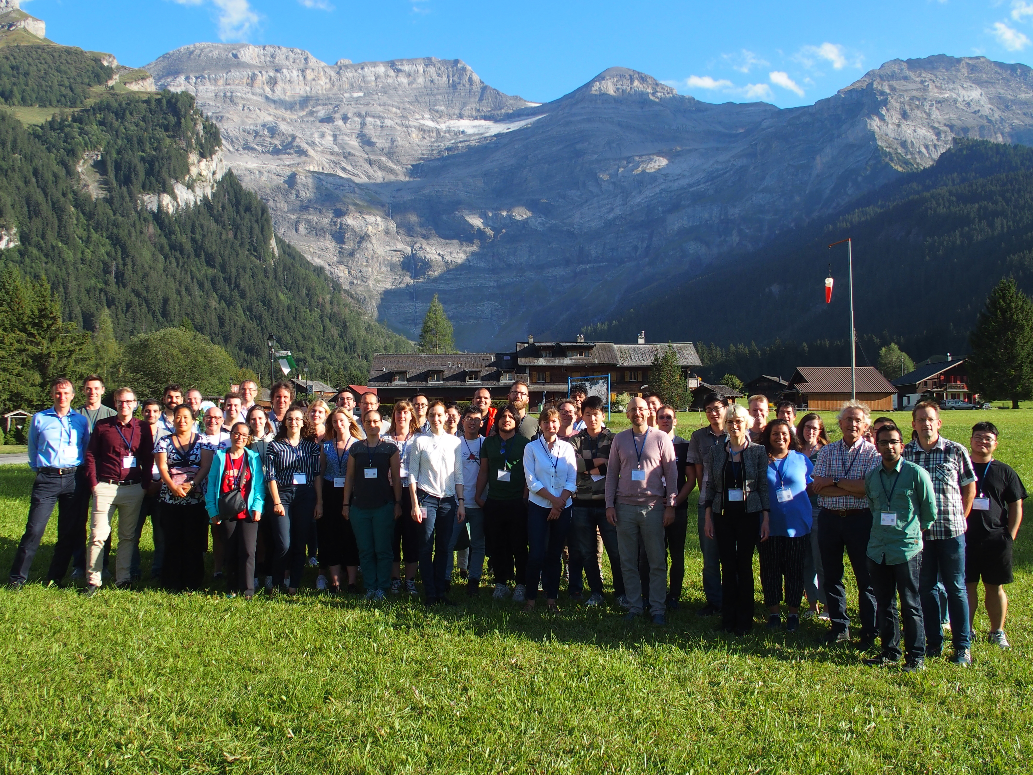 All participants, speakers and teachers in Les Diablerets